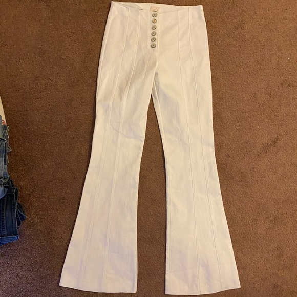 NWT Cinq a Sept Carolina Button-Up Flare Jeans - Picture 3 of 7